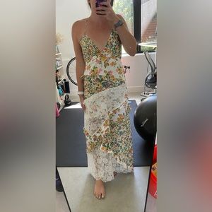 FOR LOVE & LEMONS Rosalyn Maxi Dress (size M)